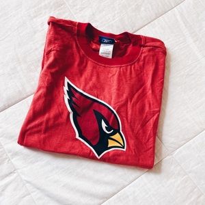 Red Arizona Cardinals ringer tee